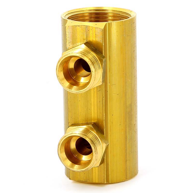 Коллектор ВВ 1"1/4 магистральный TIEMME 2 выхода 3/4"ЕК 50мм 1970086