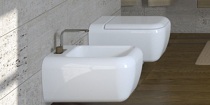 SHVSB Подвесной унитаз настенный Белый Ceramica Cielo SHUI Италия - Вид №4