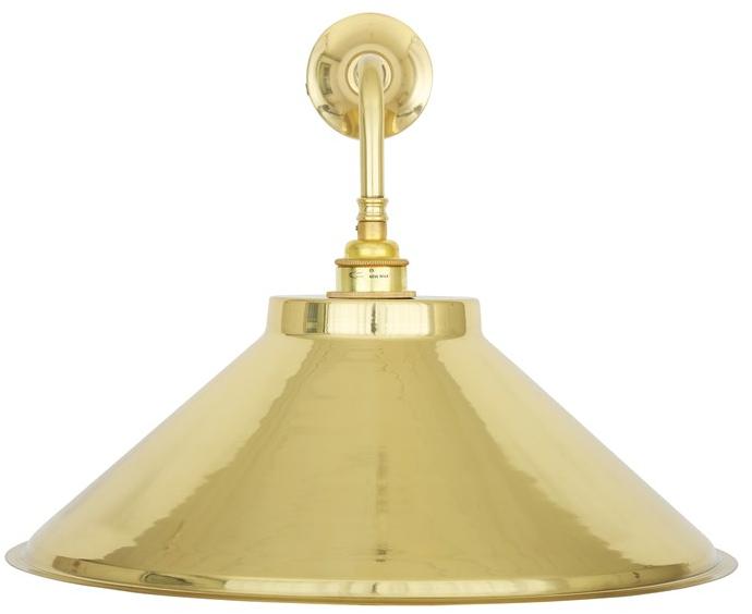 Mullan Lighting Бра с прямым светом ручной работы из латуни Rio Mlwl365 - Вид №1