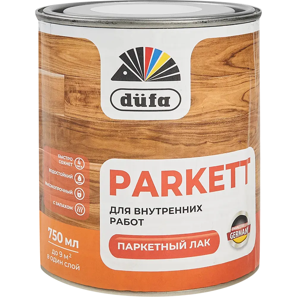 Паркетный лак Dufa Parkett для деревянных полов и лестниц 86496682 STLM-0069463 - Вид №1