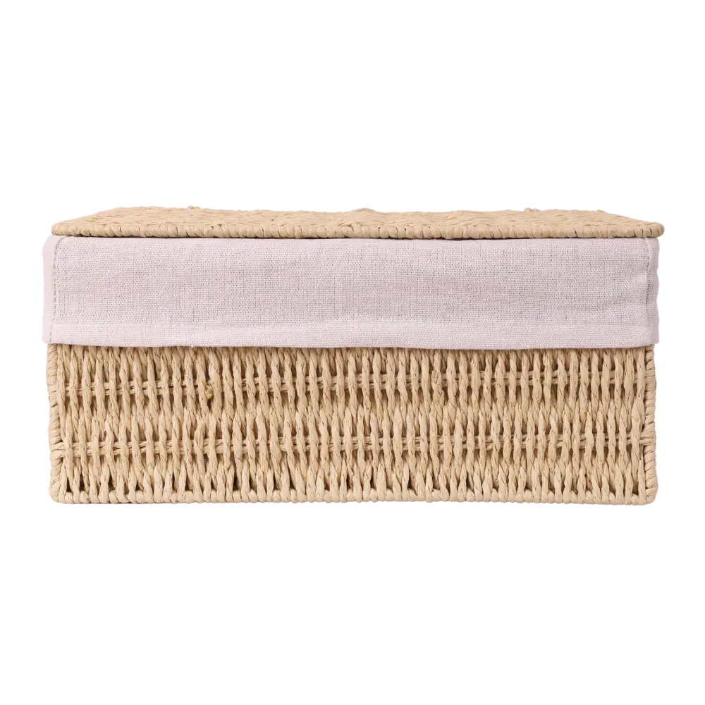 Корзина Konsensa 26x17x12 см бумага цвет бежевый 89439471 STLM-2027816  - Вид №2