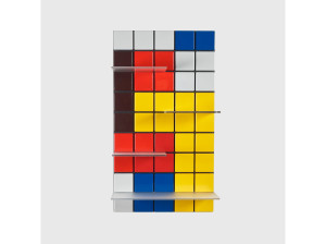 Подвесной модульный книжный шкаф из АБС-пластика