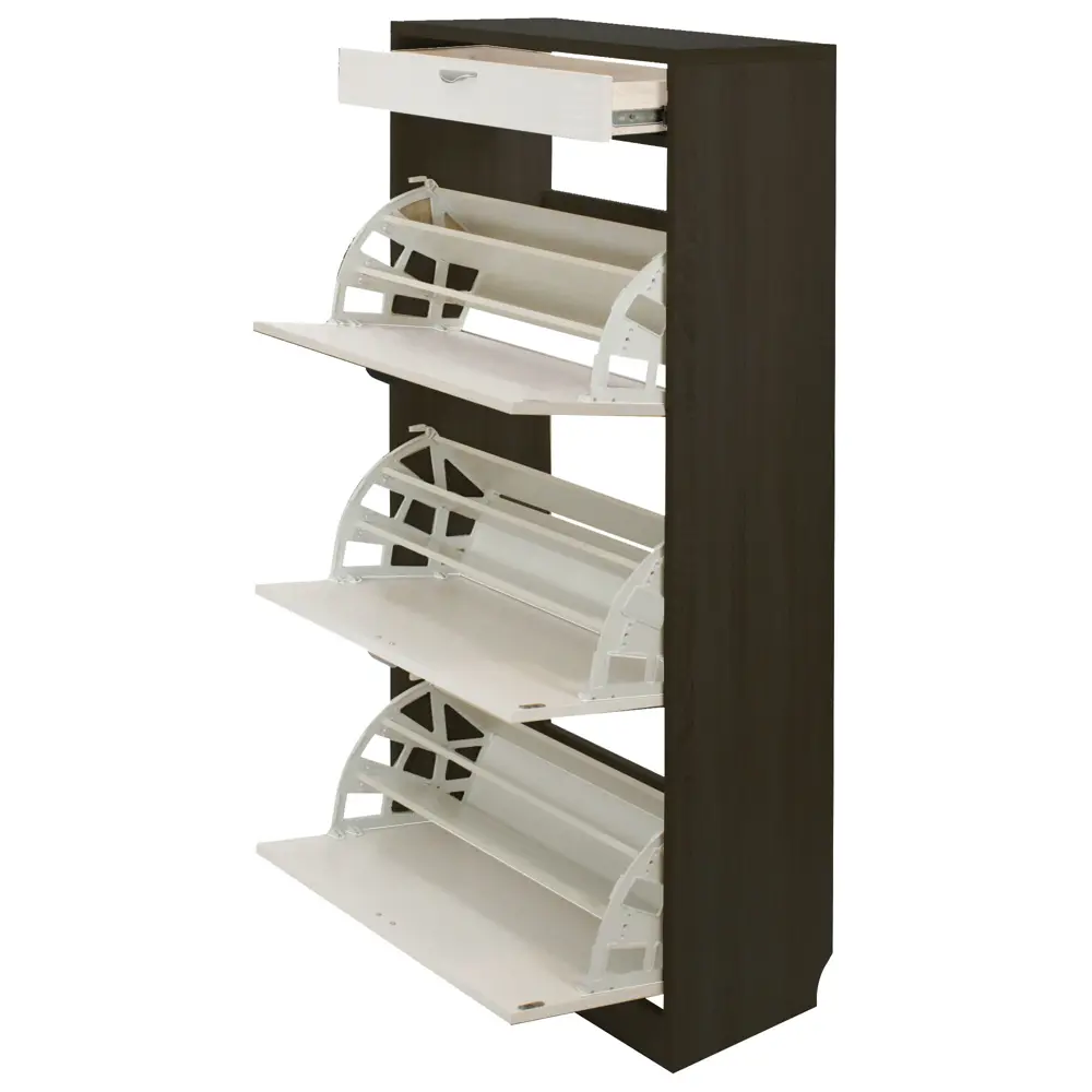 Каркас закрытой обувницы 63x144x30 см ЛДСП цвет венге 18160707 STLM-2148594 Santreyd  - Вид №2
