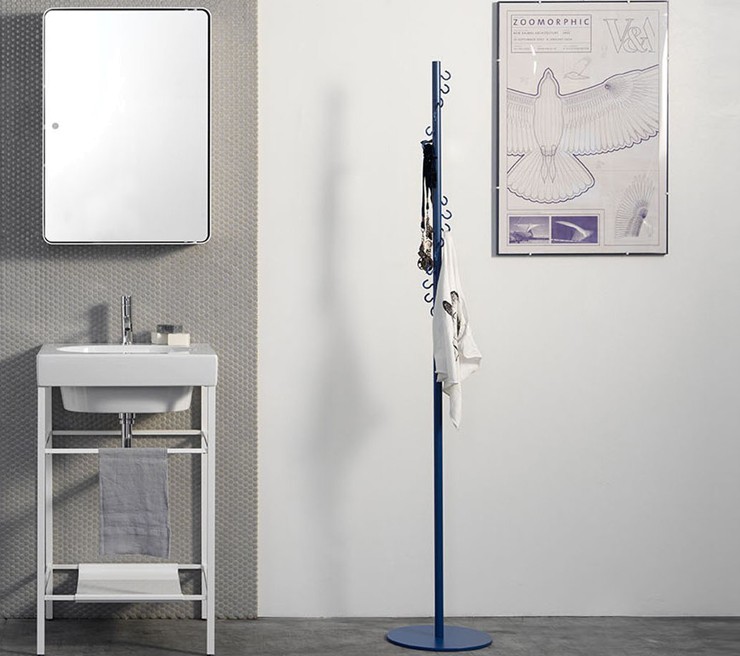 Ex.T Hook Up Вешалка для полотенец, синяя EXHOOKUPBLU  - Вид №1