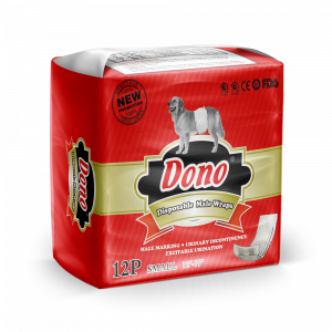 ПР0046992 Пояса Male Pet Diaper одноразовые впитывающие для кобелей размер S, 12шт Dono