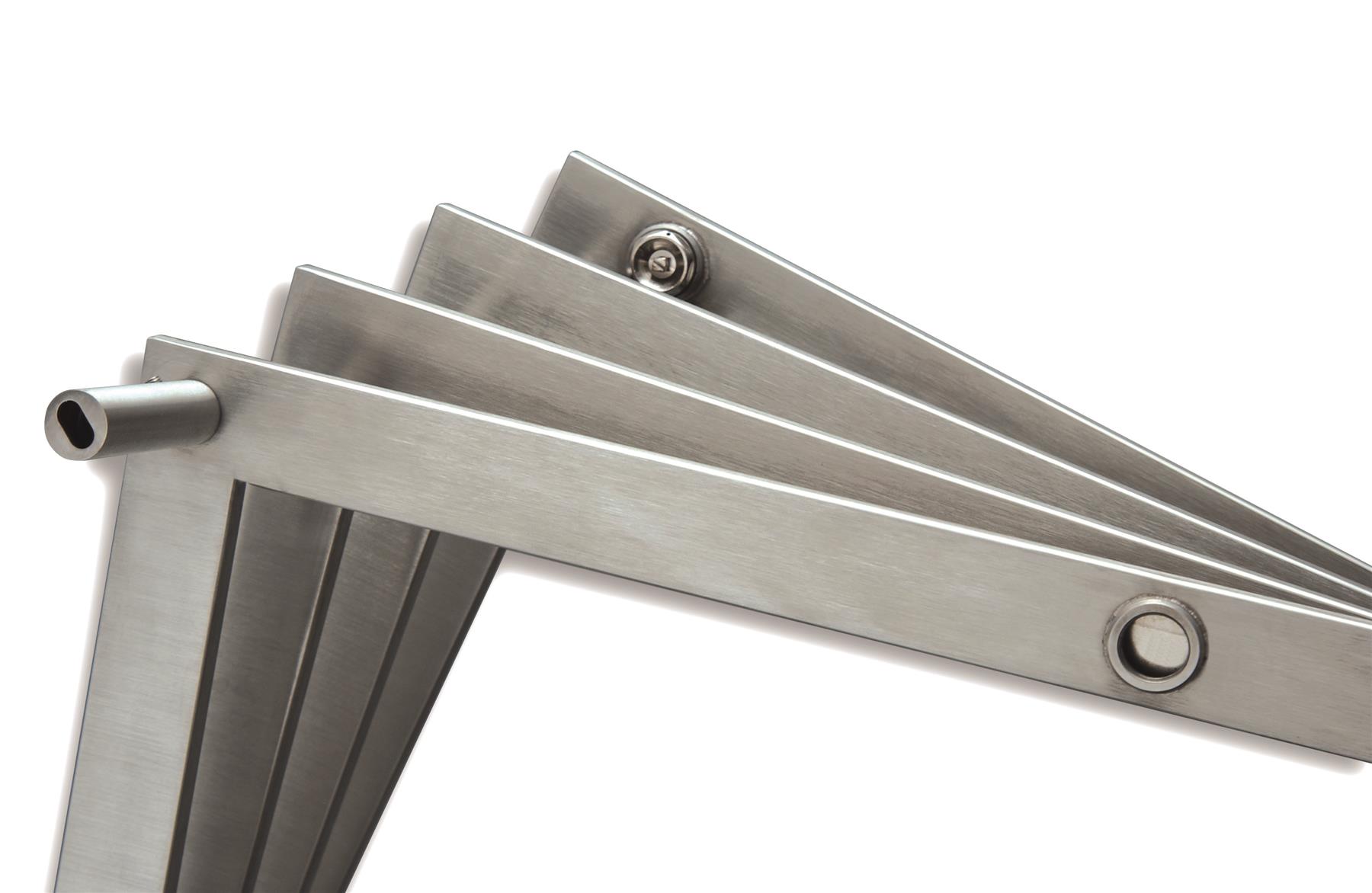 Полотенцесушитель Hammam TITAN Stainless steel  комбинированный; электрический или водяной Сталь  - Вид №29