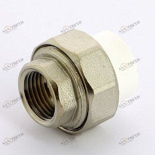 Муфта В разборная PRO AQUA полипропиленовая 20х3/4' PA20010