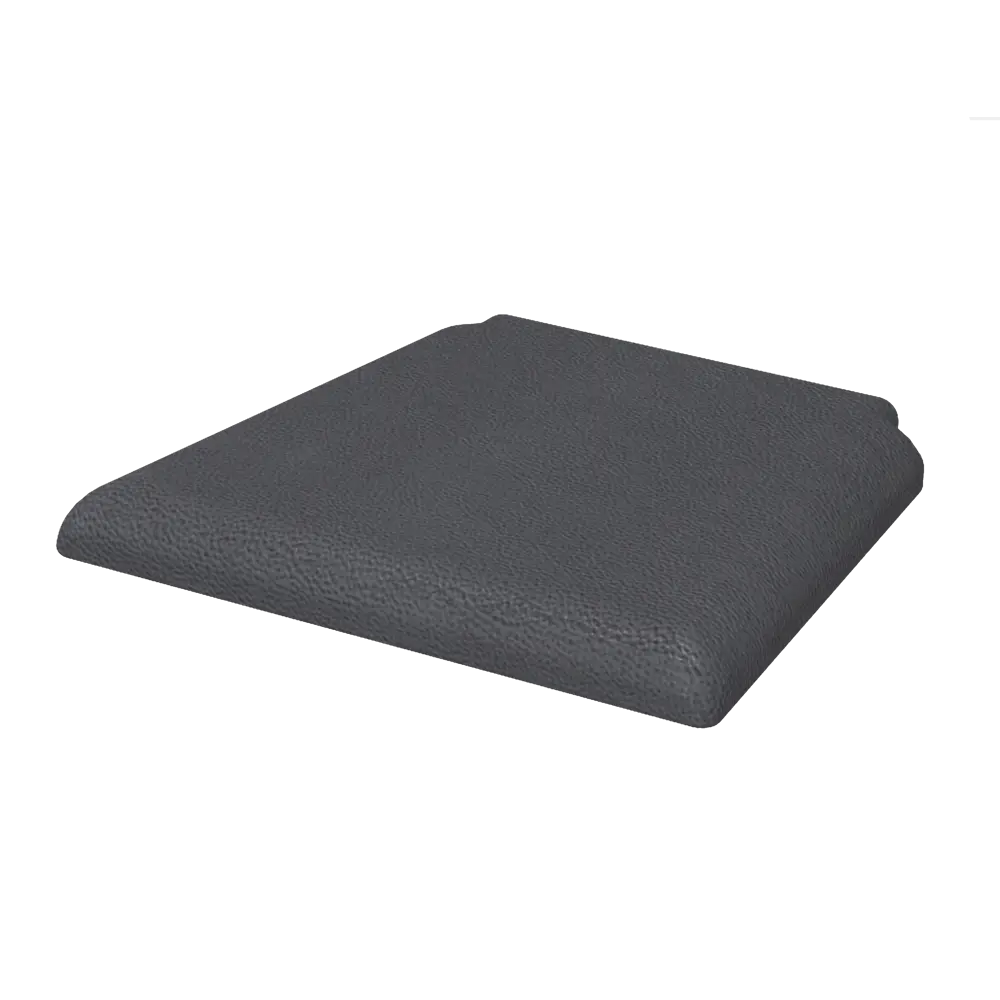 Сиденье для стула Марсель Delinia 43.5x40.5x4 см имитация кожи цвет графит 82699556 STLM-2211141 