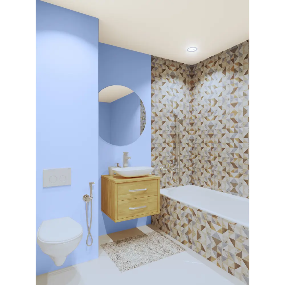 Краска для кухни и ванной цвет королевский голубой 2.5 л 81964003 STLM-2144302 PARADE ICE  - Вид №3