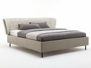 Rolf Benz Двуспальная кровать в коже  1600
