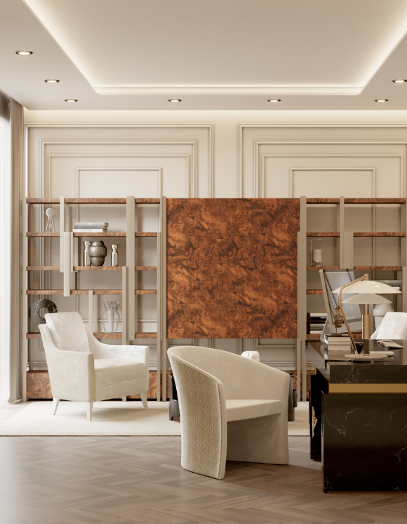 Книжные шкафы Arabica Screen Covethouse CAFFE LATTE  - Вид №8