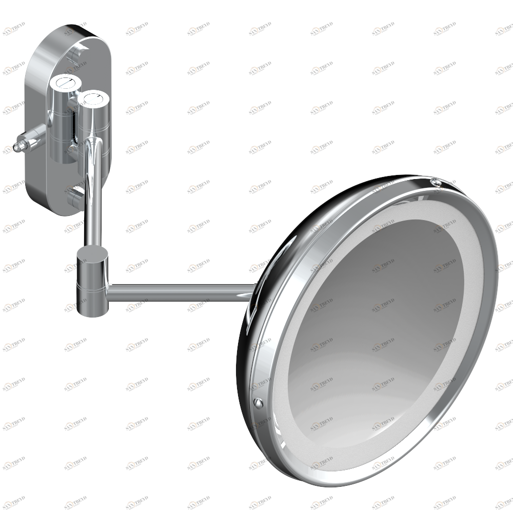 G00-669 Shaving magnifying mirror with light Thg-paris прочие артикулы THG Хром G00-669 CAT.A