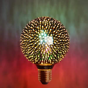Декоративная филаментная лампа Voltega G95 3D 3Вт E27 ретро-стиль 89345988