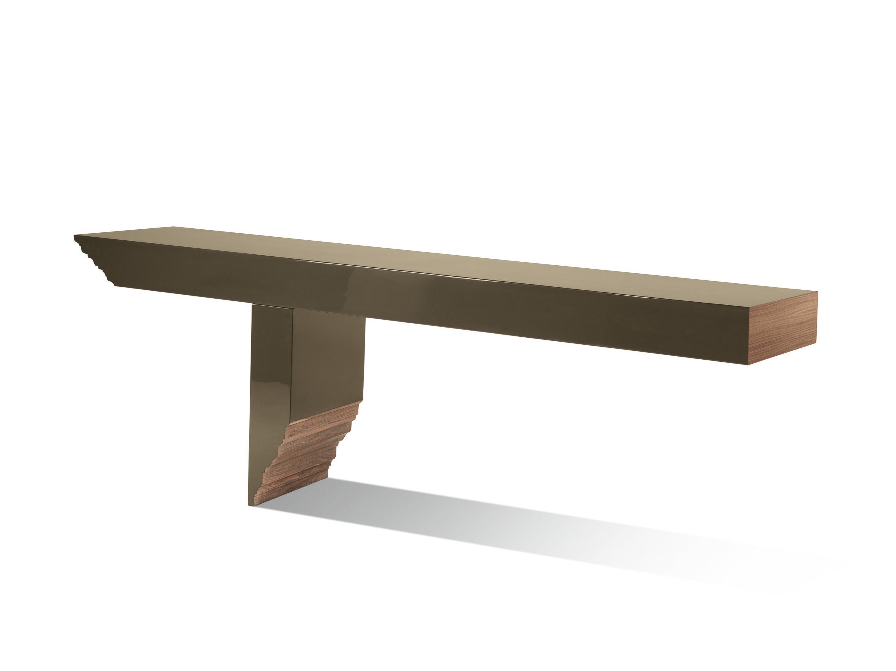 Прямоугольная консоль из грецкого ореха Fratelli Boffi Fabula ARCH-00076448