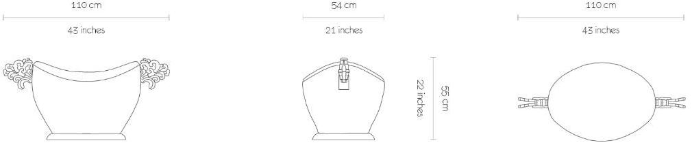 MORADA Мягкий пуф из нубука  Thone royal ot  - Вид №3