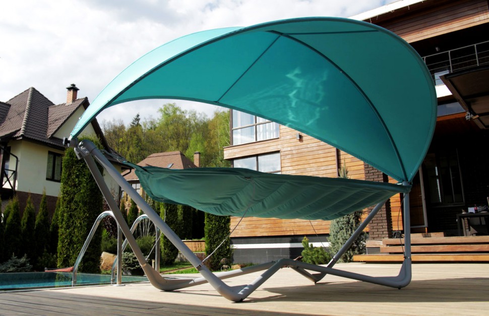 Подвесные Качели садовые гамак "Ибица" BESTA FIESTA  132507 Зеленый  - Вид №10