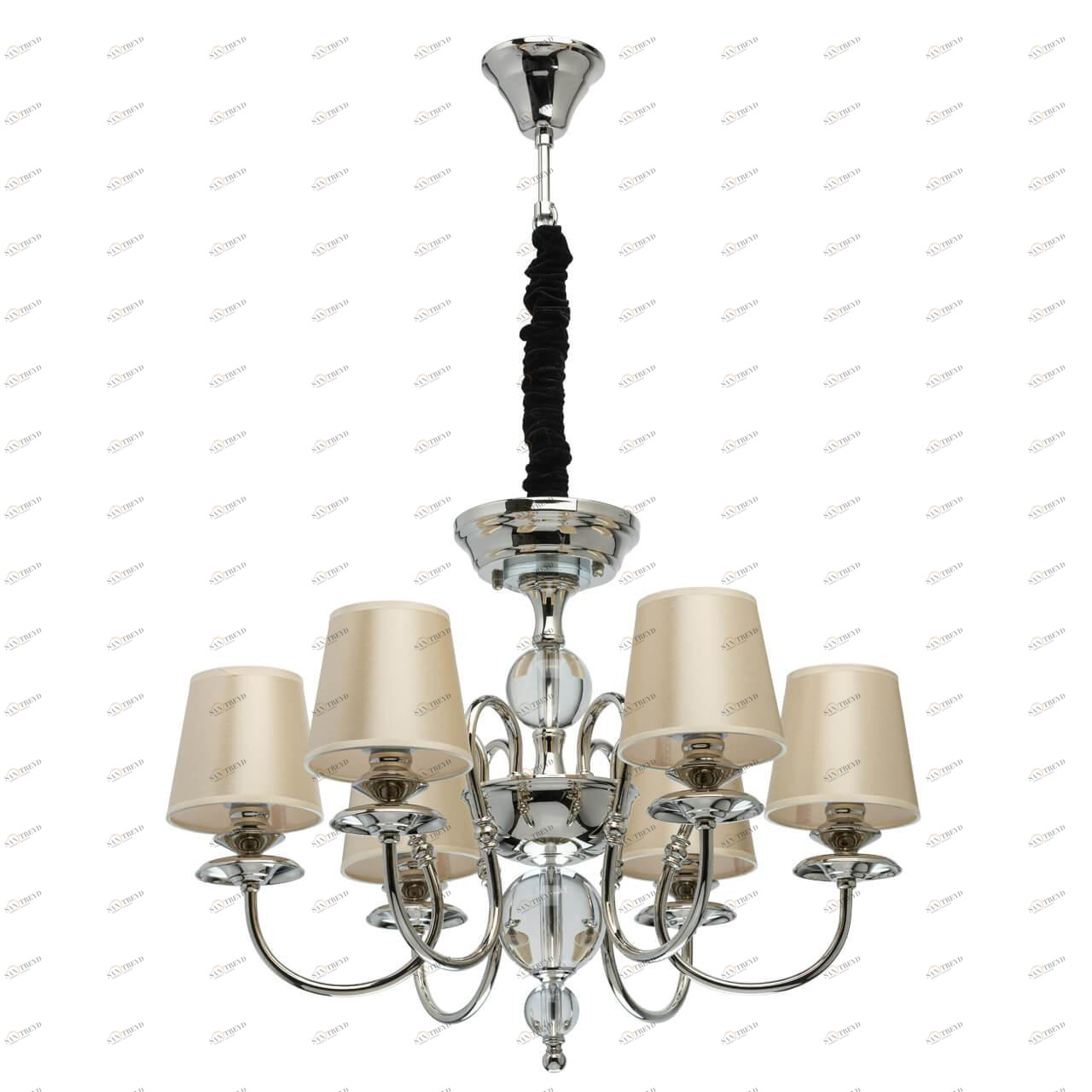 Подвесная люстра MW-Light София 8 355013806 MW-LIGHT ДИЗАЙНЕРСКИЕ, СОФИЯ 187456 Бежевый 