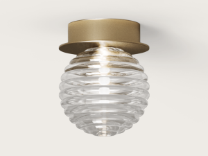 Стеклянный светодиодный потолочный светильник