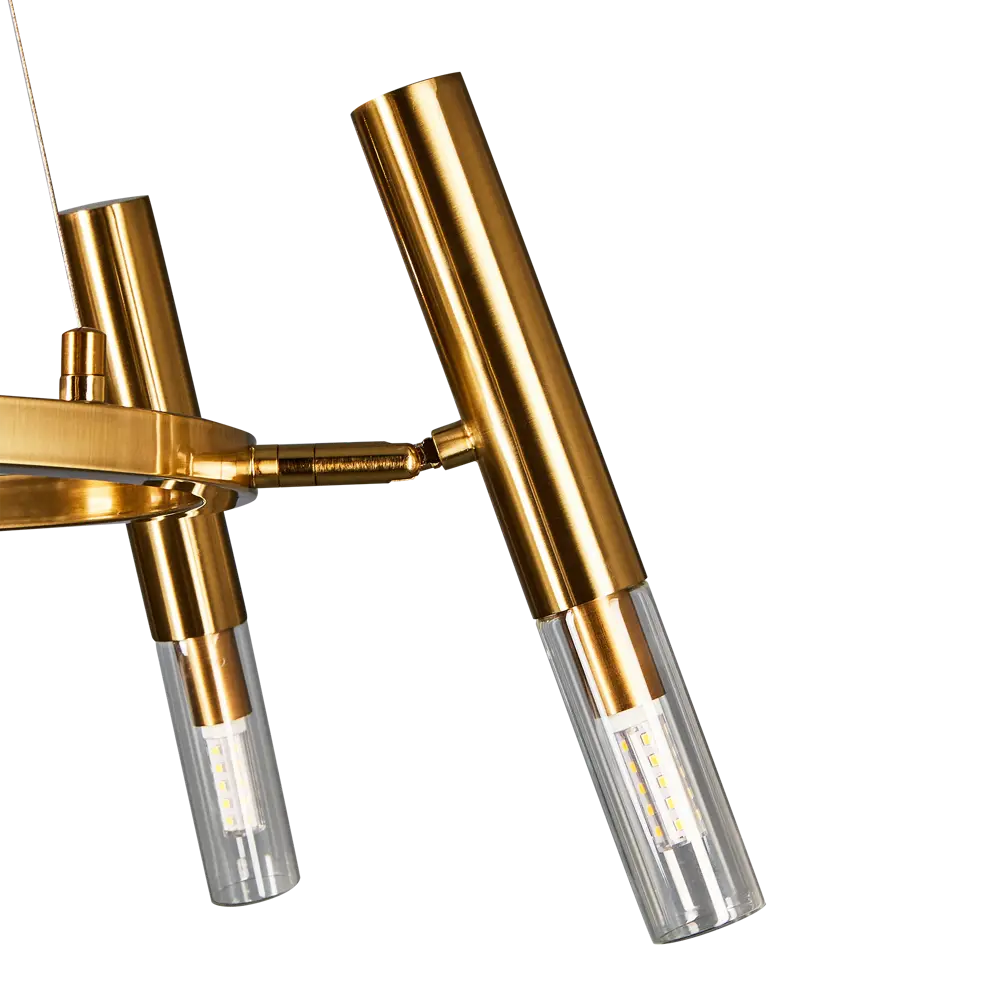 Люстра Freya Match золотая с 6 цилиндрическими плафонами 89335712 STLM-0928383 - Вид №5