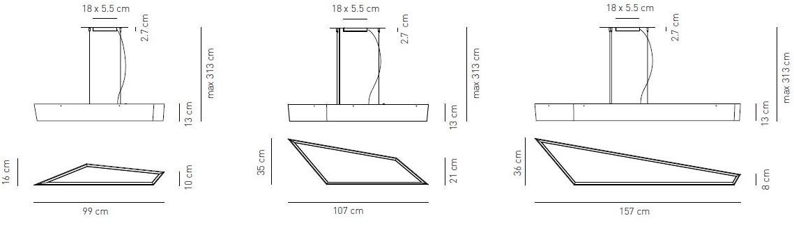 AXOLIGHT Подвесной светильник с диммером Shatter sun-id-1468950 - Вид №5