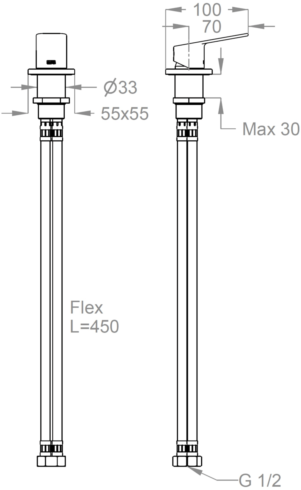 Fir Italia Пульт дистанционного управления с латунной крышки Doda 67 6751050 - Вид №1
