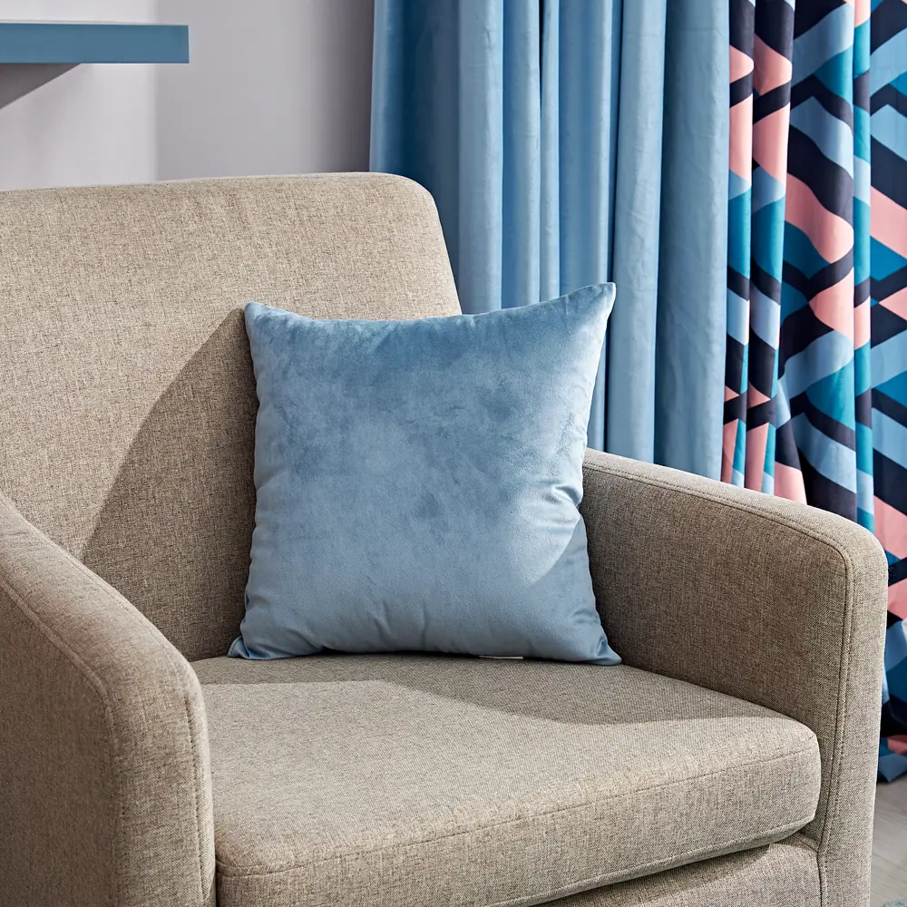 INSPIRE Dubbo — декоративная подушка 40×40 см серо-синего цвета 82609290 STLM-0031428 - Вид №3