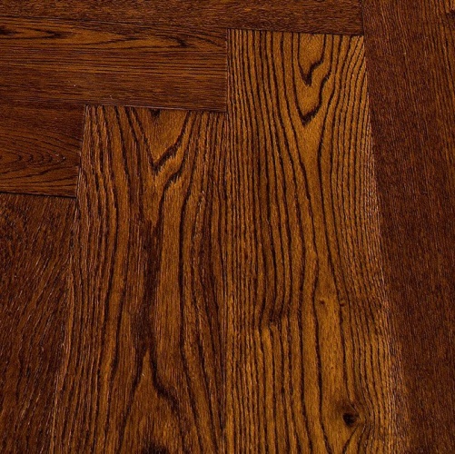 Паркет Ёлка Marco Ferutti Hermitage Коньяк Дуб Любая на выбор с брашью (Текстурированная) 610х122 мм 2600700108 - Вид №2