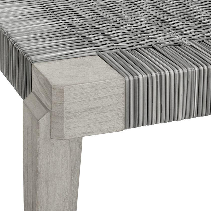 JANUS et Cie Прямоугольная подставка для ног из тика и janusfiber® Rock garden sun-id-1441066 - Вид №2