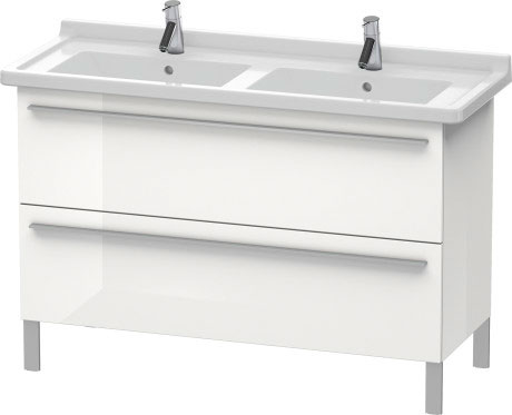 XL653802222 X-Large Тумбочка напольная Белый глянцевый декор Duravit - Вид №2
