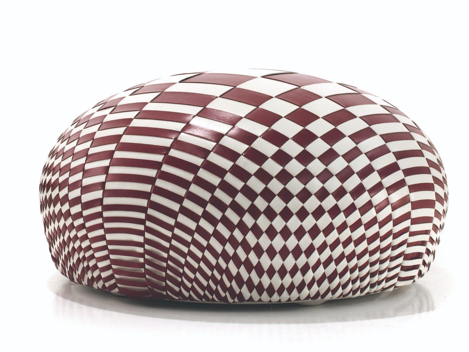 Круглый кожаный пуф MOROSO DEW ARCH-00009146