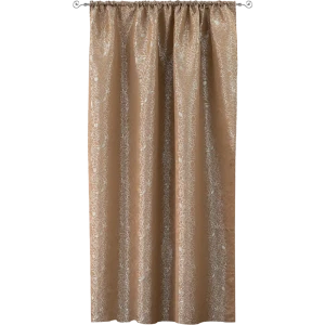 Штора на ленте 140х260 см цвет бежевый