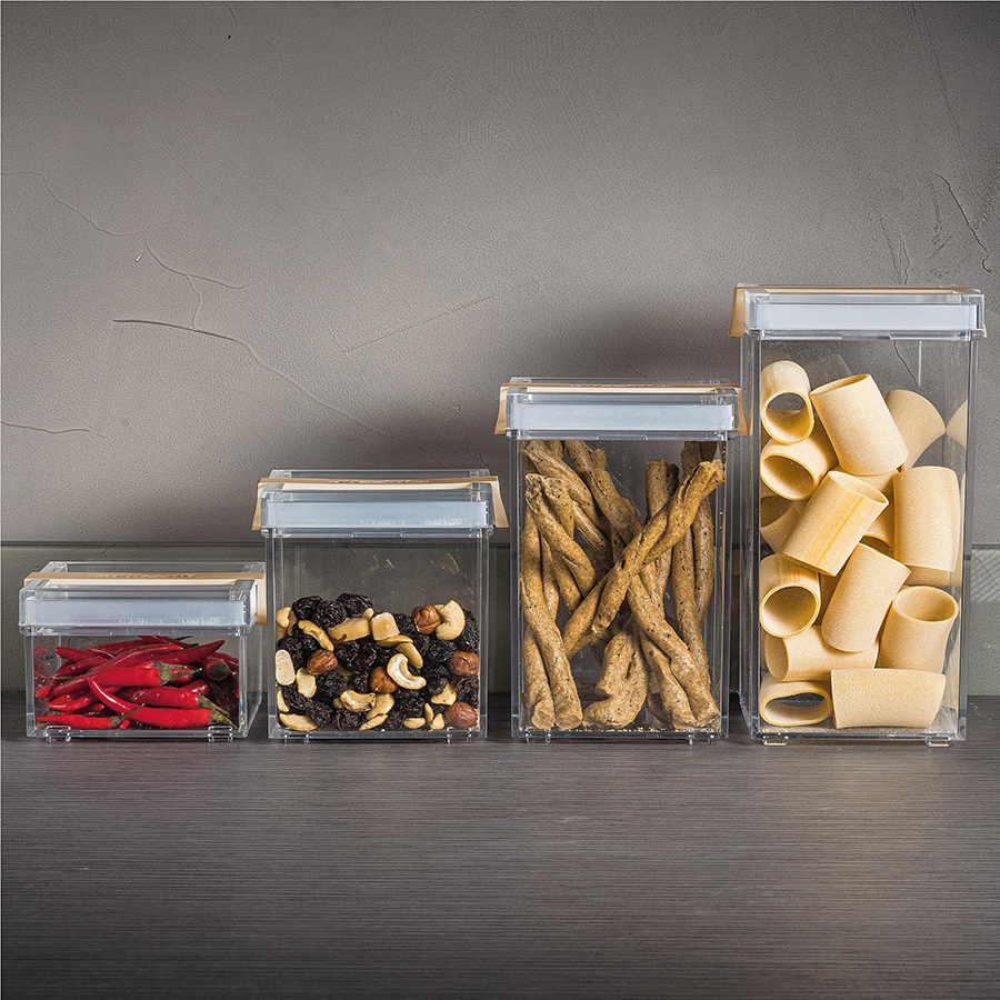 Контейнер с крышкой Click&Fresh S серый Guzzini 16920033 - Вид №2