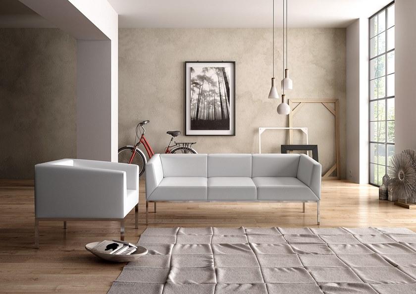 Leyform Огнестойкое кожаное кресло с USB-разъемом Kos 52200 - Вид №1