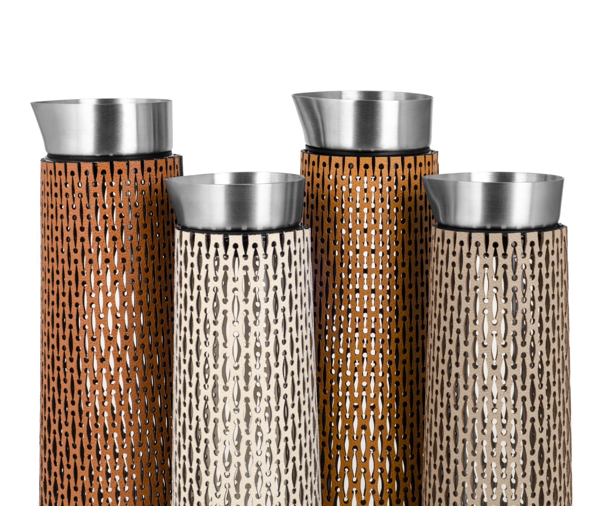 Графин Sophie - 1 л - Ø 9X В 30,5 см / зернистая кожа_coffee Pinetti 00.1494.029.015 - Вид №5