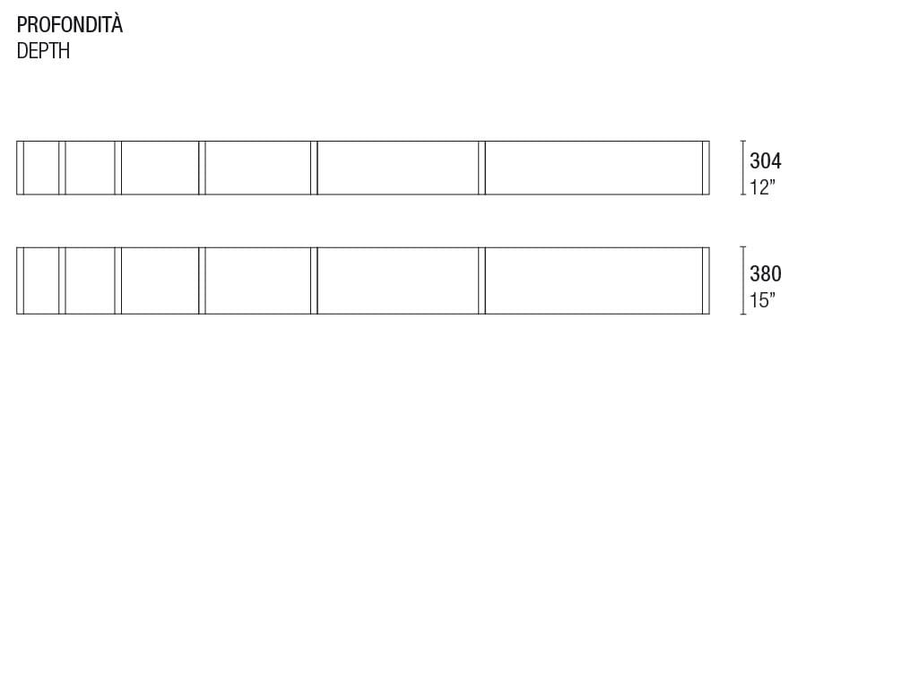 Лакированная угловая подвесная полка MisuraEmme CROSSING ARCH-00038955 - Вид №6
