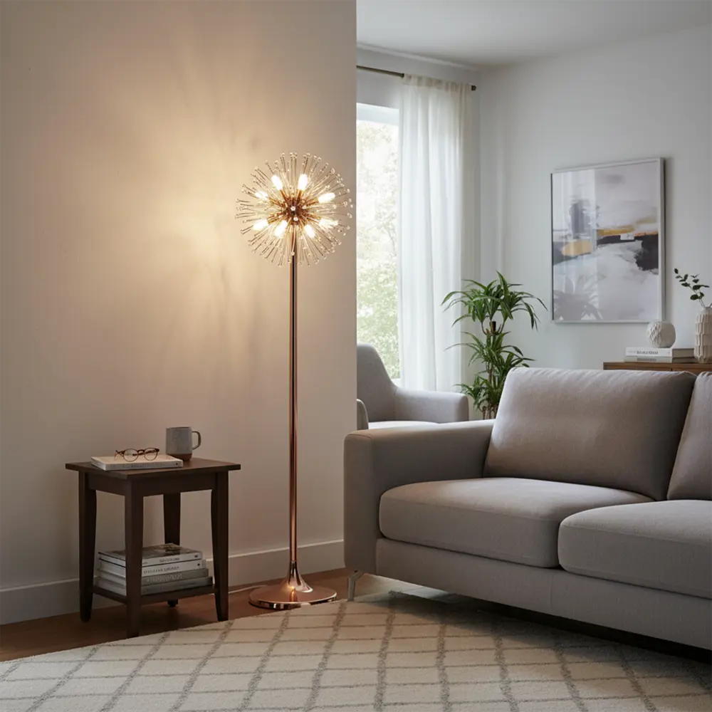 Торшер Estares Mimosa цвет золото STLM-2146435 - Вид №5