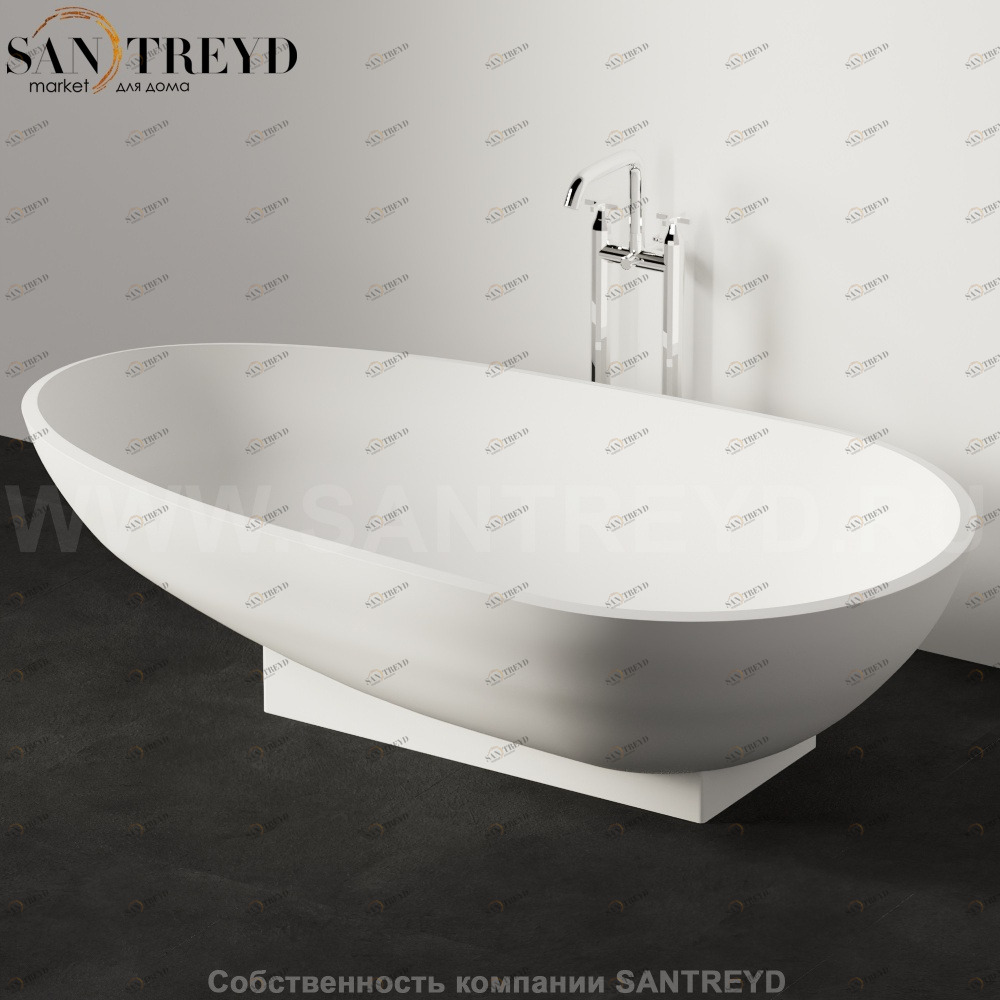 Ванна свободностоящая SPOON белая Agape AVAS0901ZZ