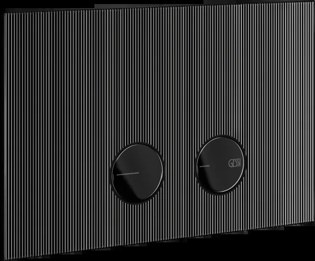 Запорная пластина 54671 706 Gessi Inverso ЧЕРНЫЙ МЕТАЛЛ PVD