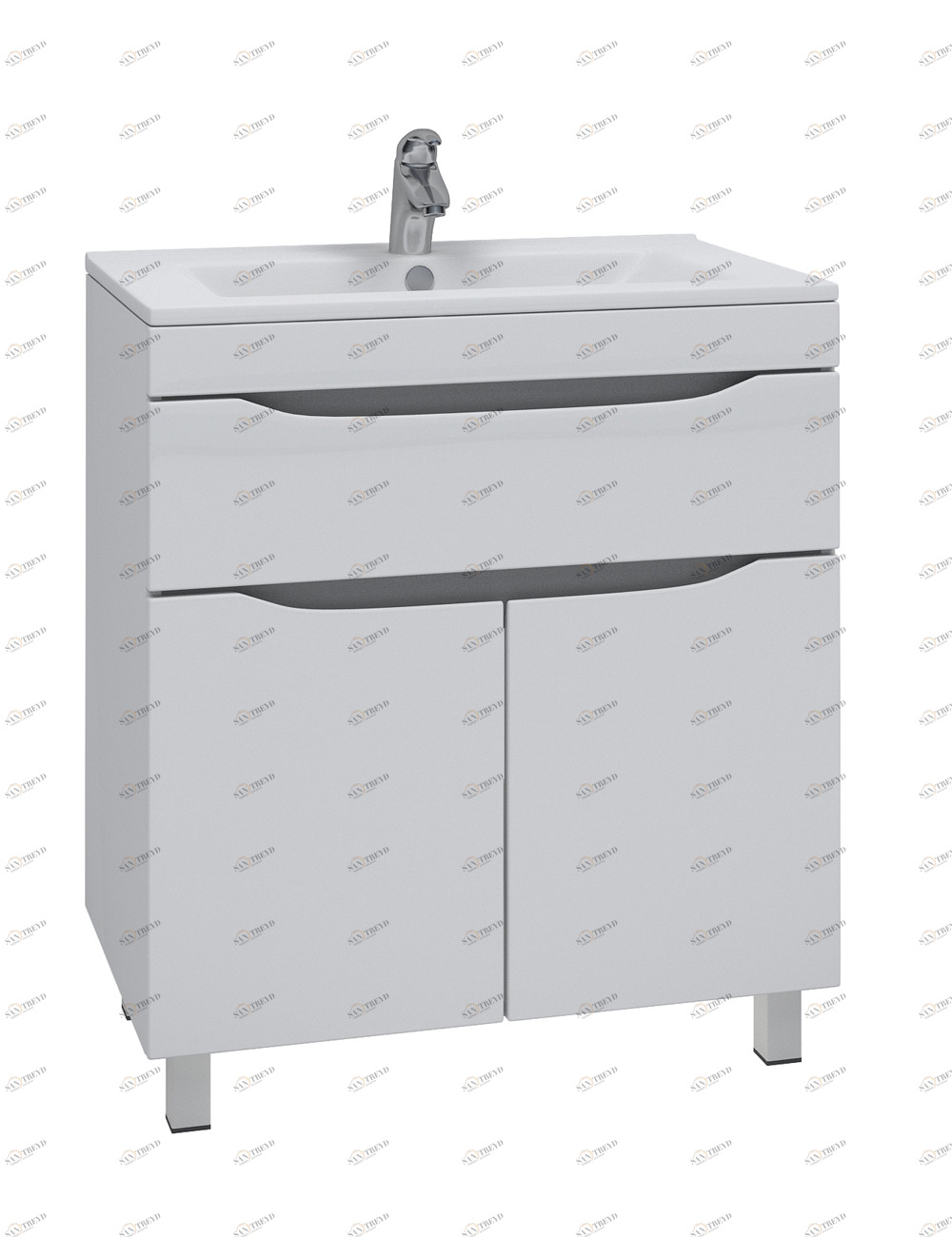 Тумба Minor 1-750 (VGA)750⨉470⨉830 мм белый Santreyd sun-id-665108