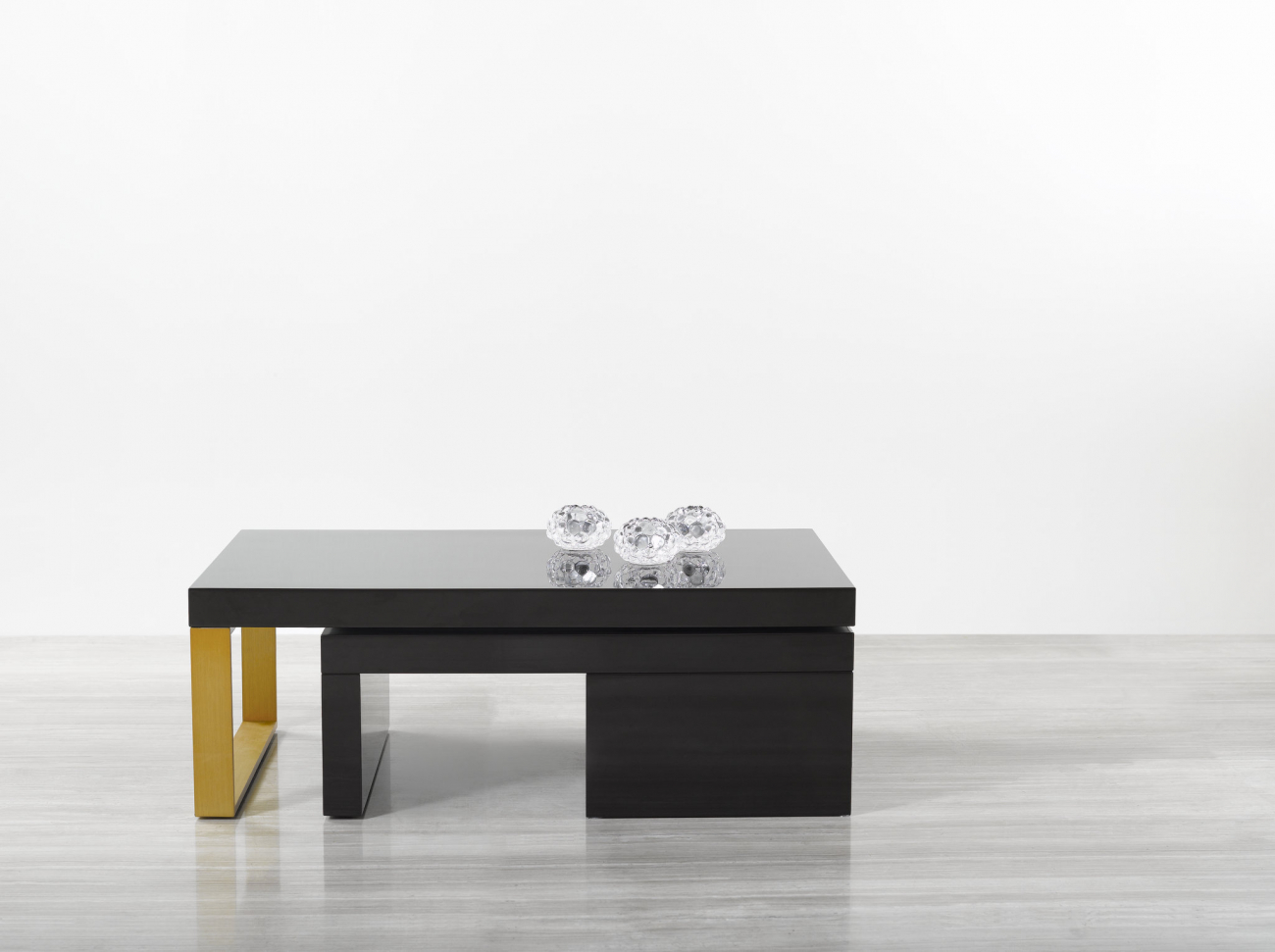 Журнальный столик черный Vision Black Gold PUSHA PUSHA 062873 Черный  - Вид №1