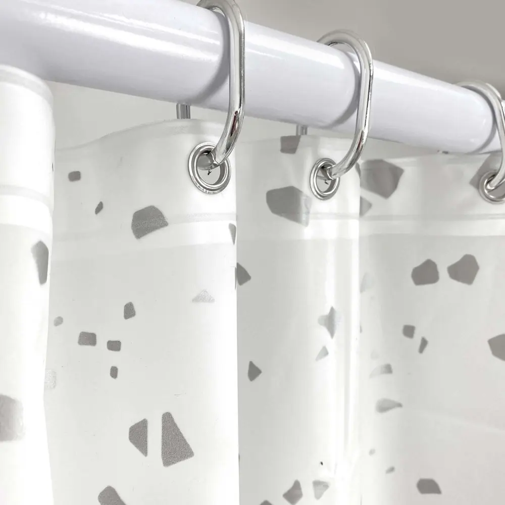 Штора для ванной Lemer Cabras 180x180 см PEVA цвет белый STLM-2050860 - Вид №2