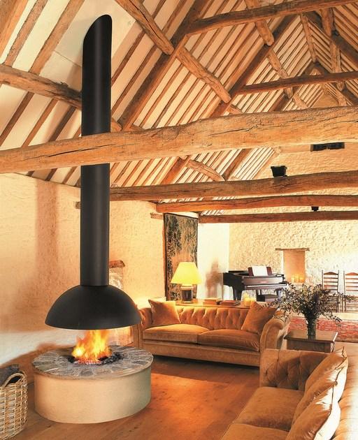 Focus creation Открытый центральный вращающийся подвесной камин sun-id-1478642 - Вид №2