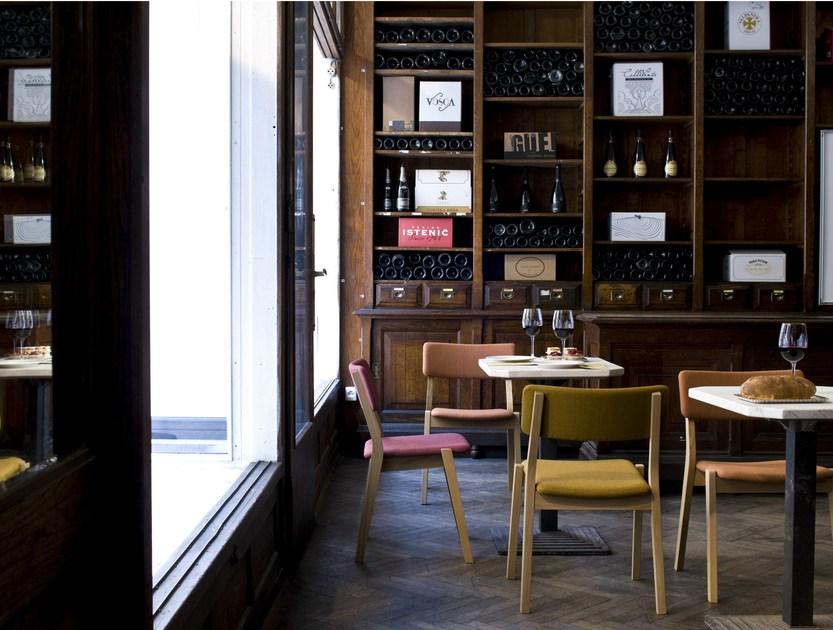 Very Wood Штабелируемый стул из ткани Frame sun-id-1365028 - Вид №5