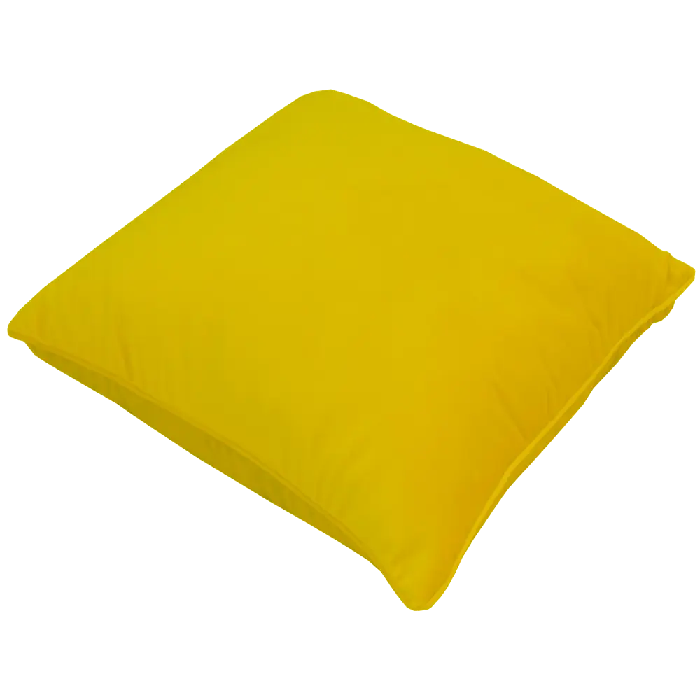 Подушка «Бархат», 40х40 см, цвет жёлтый 82332012 STLM-2060748 LINEN WAY  - Вид №1