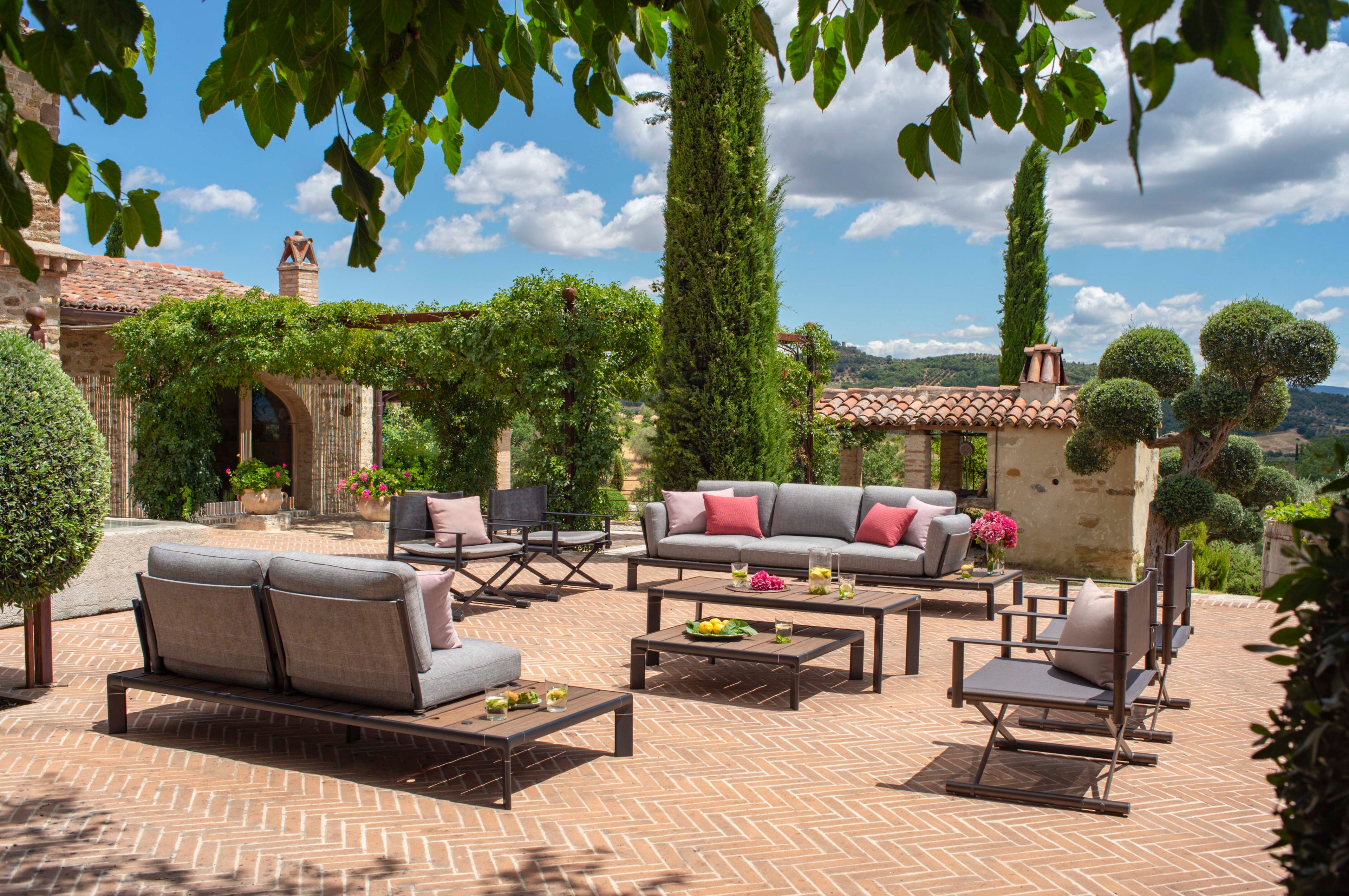 Тканевое мягкое угловое садовое кресло emu Tami ARCH-00104617 - Вид №2