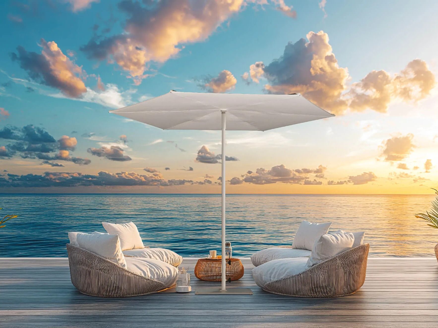 Алюминиевый зонтик с порошковым покрытием Scolaro Parasol Revo ARCH-00101829