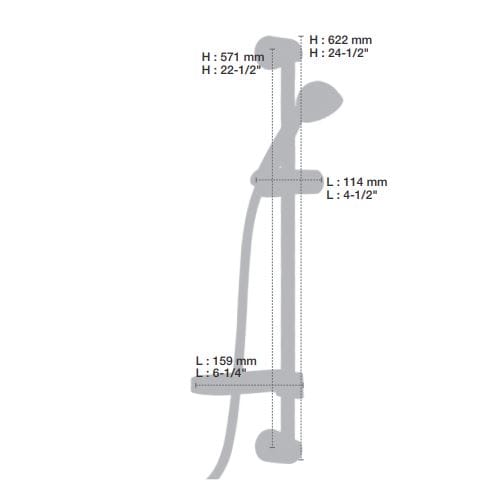 Термостатический набор для душа с душем BARIL PRO-3000-19 ARCH-00084370 - Вид №4