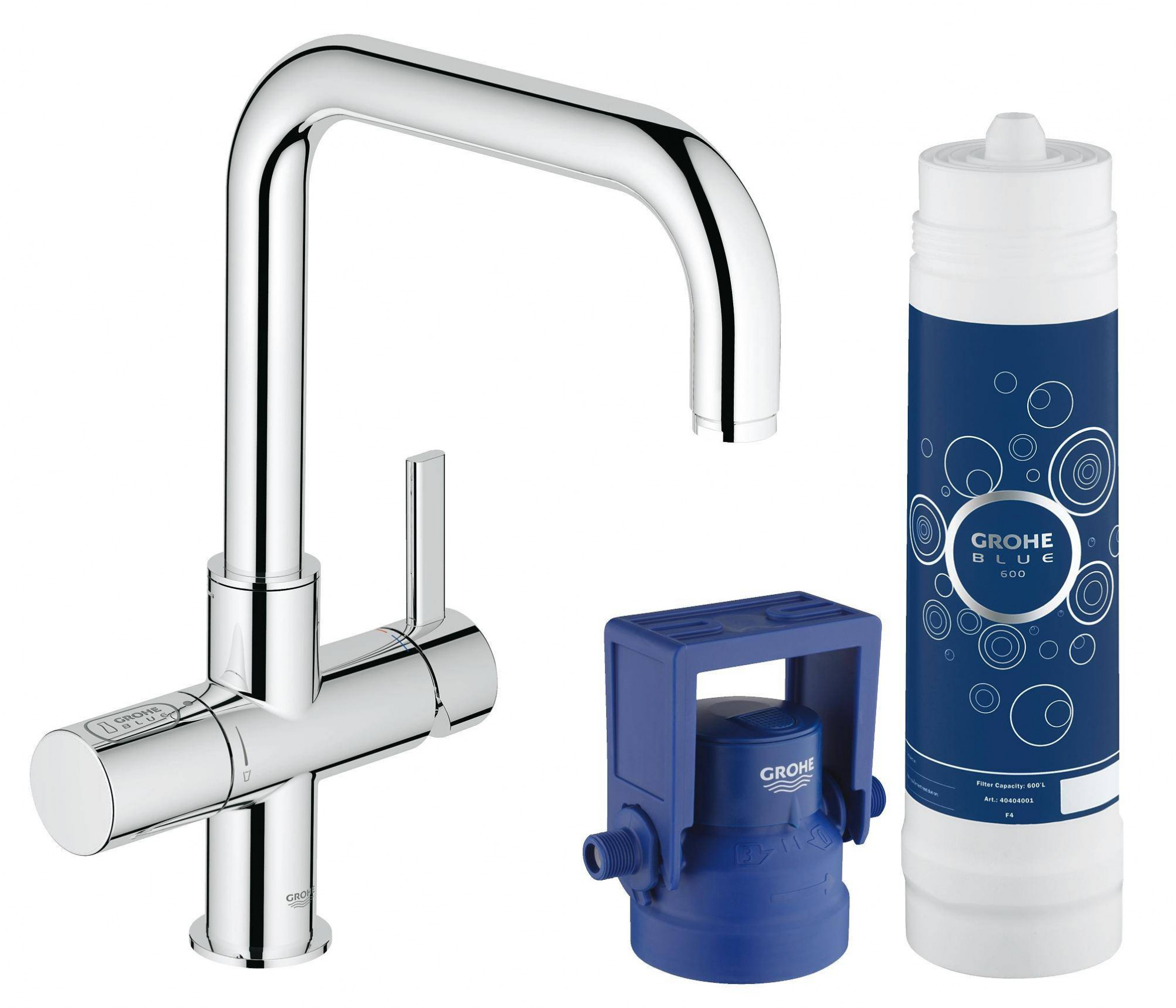 31299001 Комплект со смесителем для кухни Grohe GROHE Blue хром
