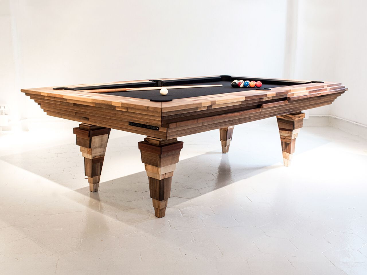 Деревянный прямоугольный бильярдный стол Hermelin biliardi современные игровые столы ARCH-00015330