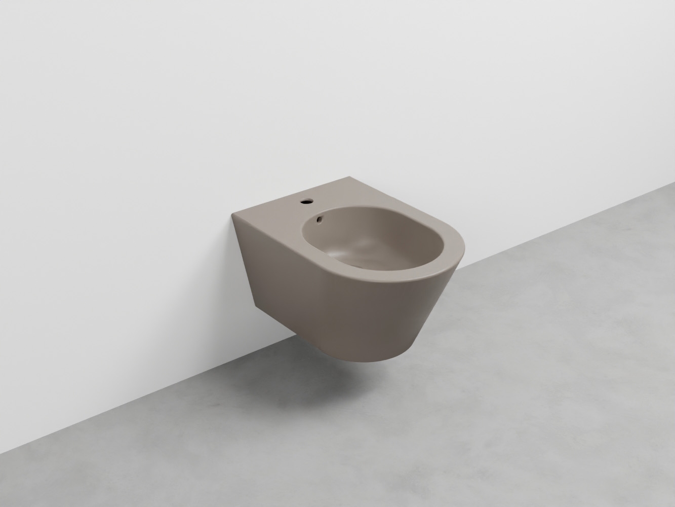 MRBS-AN Биде подвесное с одним отверстием под смеситель, в комплекте с крепежами cielo Mare Ceramica Cielo